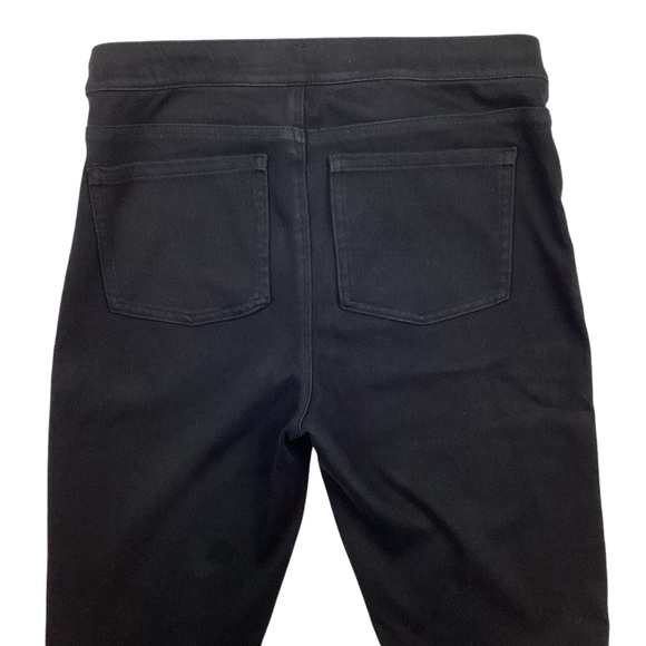 Spanx Twill Fabric Stretch Leggings Black - Picture 5 of 11